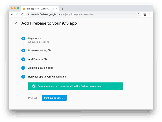 adding Android app to Firebase project