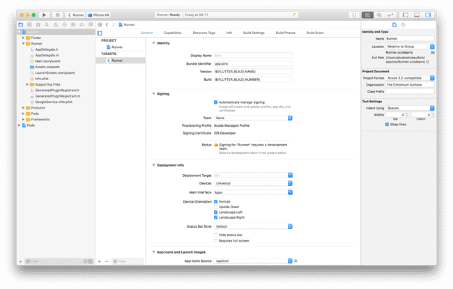 update Bundle identifier in Xcode