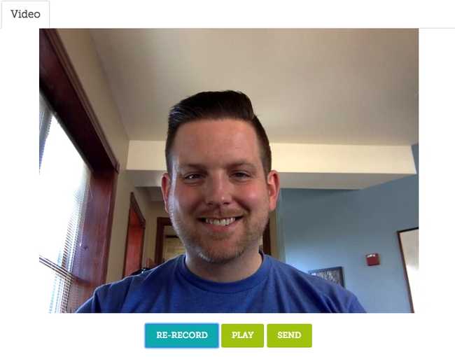 Screenshot of a webpage displaying an embedded video feed