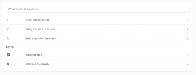 Reactive Todo App
